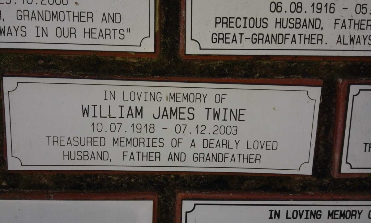 TWINE William James 1918-2003