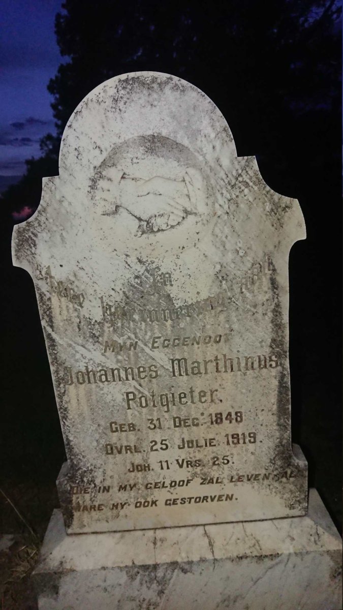 POTGIETER Johannes Marthinus 1848-1919
