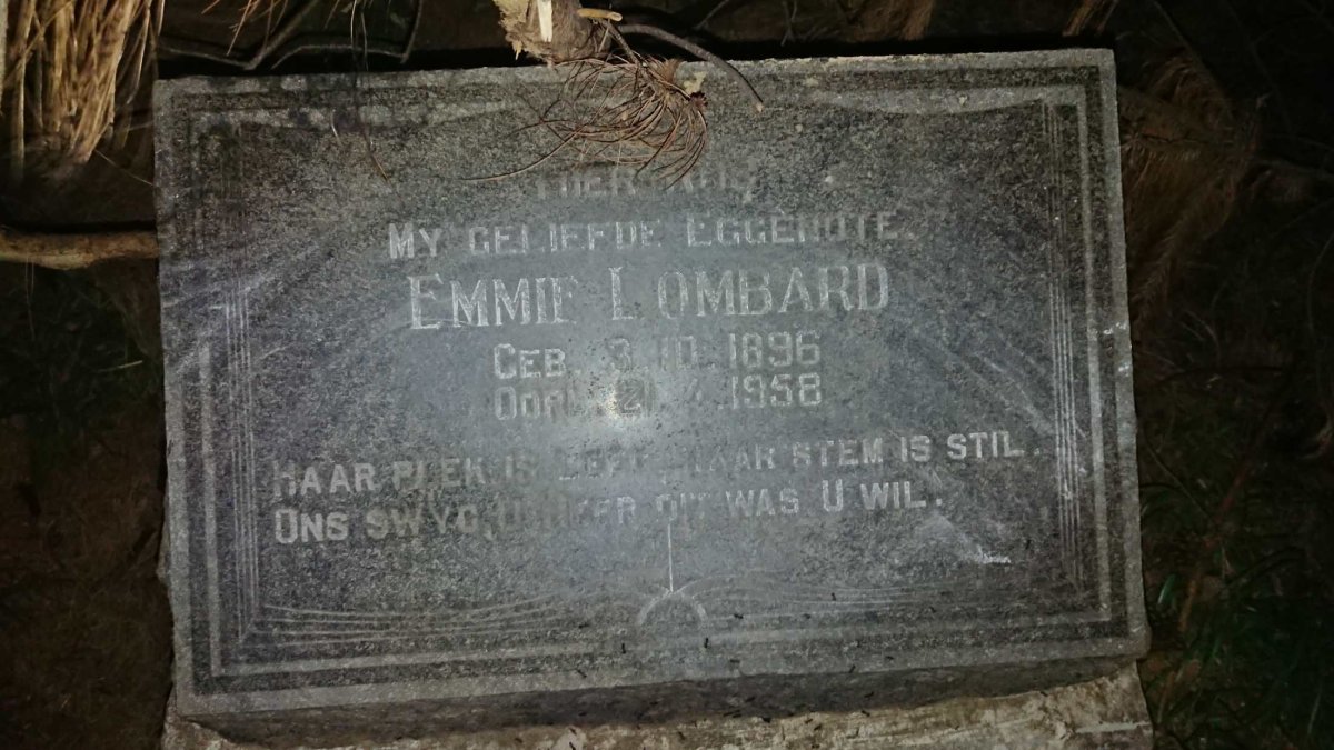 LOMBARD Emmie 1896-1958