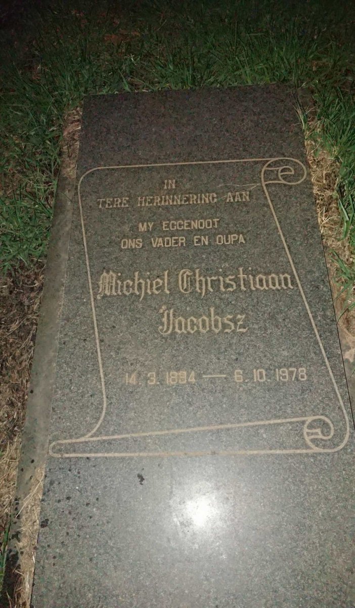 JACOBSZ Michiel Christiaan 1894-1978