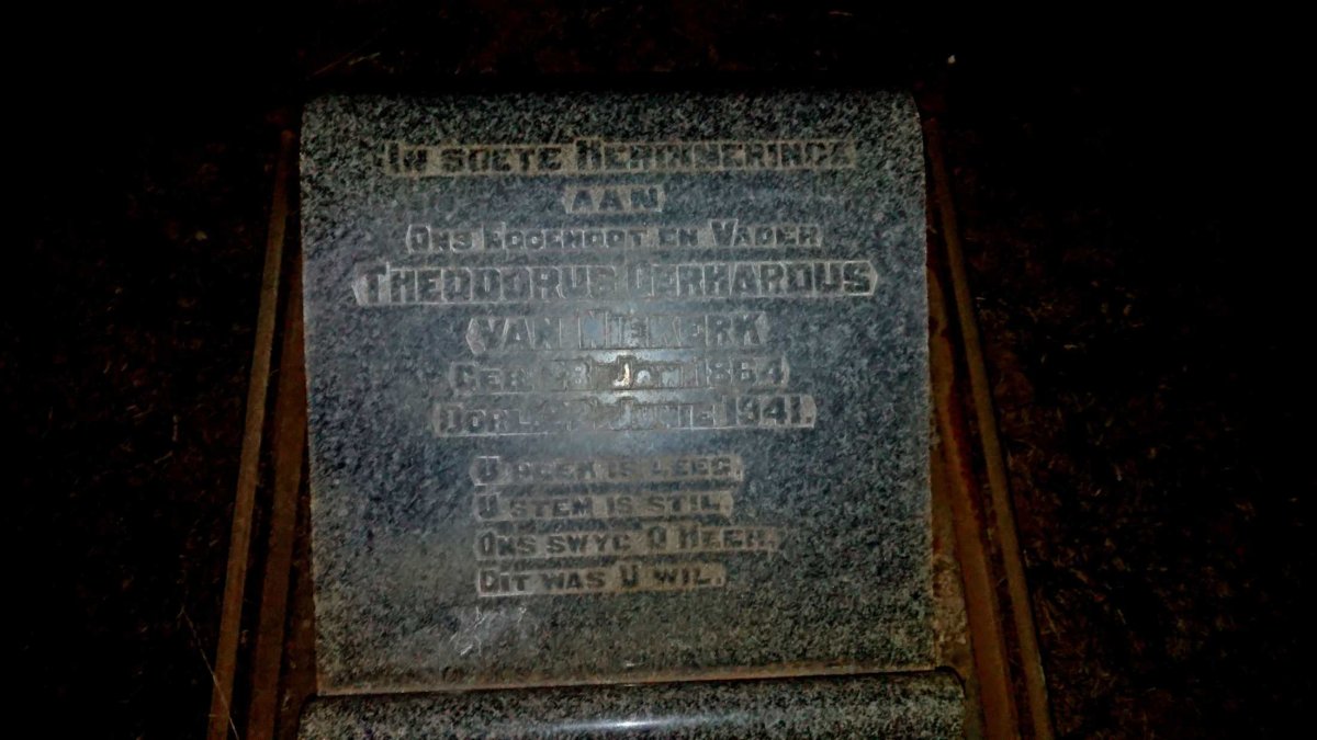 NIEKERK Theodorus Gerhardus, van 1864-1941