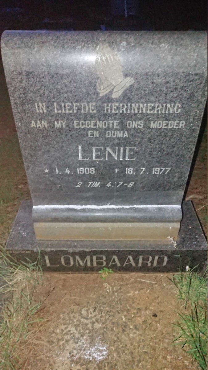 LOMBAARD Lenie 1908-1977