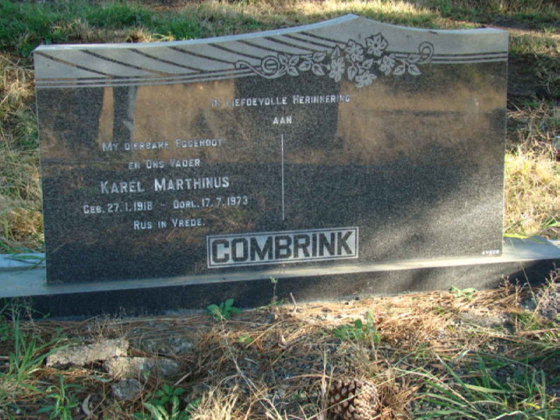 COMBRINK Karel Marthinus 1918-1973