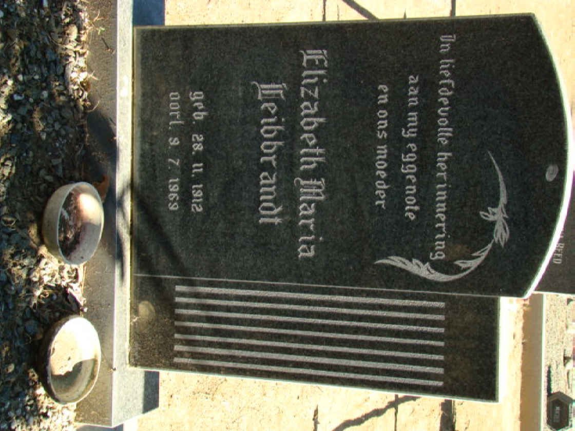 HEIBBRANT Elizabeth Maria 1912-1969