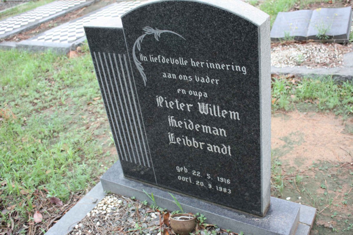 LEIBBRANDT Pieter Willem Heideman 1916-1983