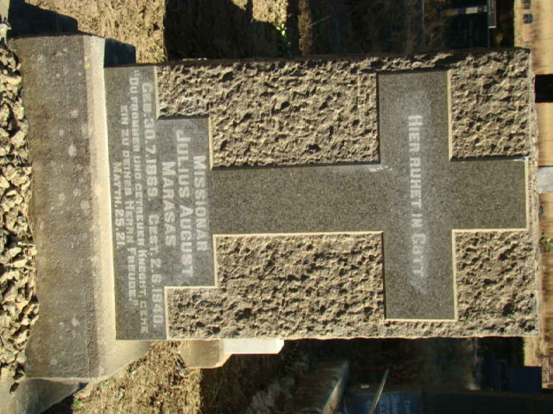 MARASAS Julius August 1869-1940