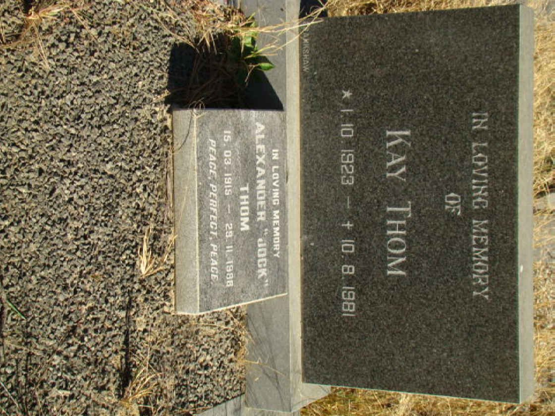THOM Alexander 1915-1988 &amp; Kay 1923-1981