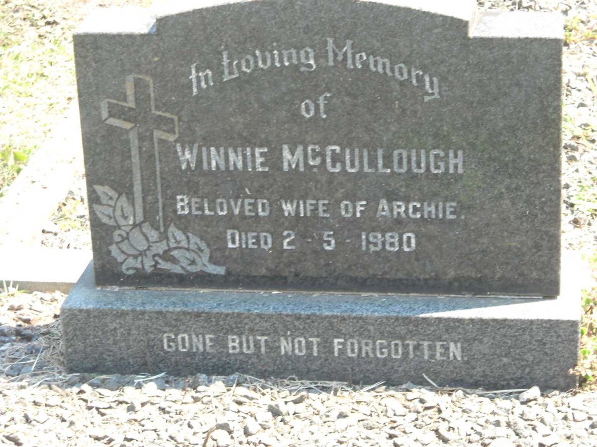 McCULLOUGH Winnie -1980