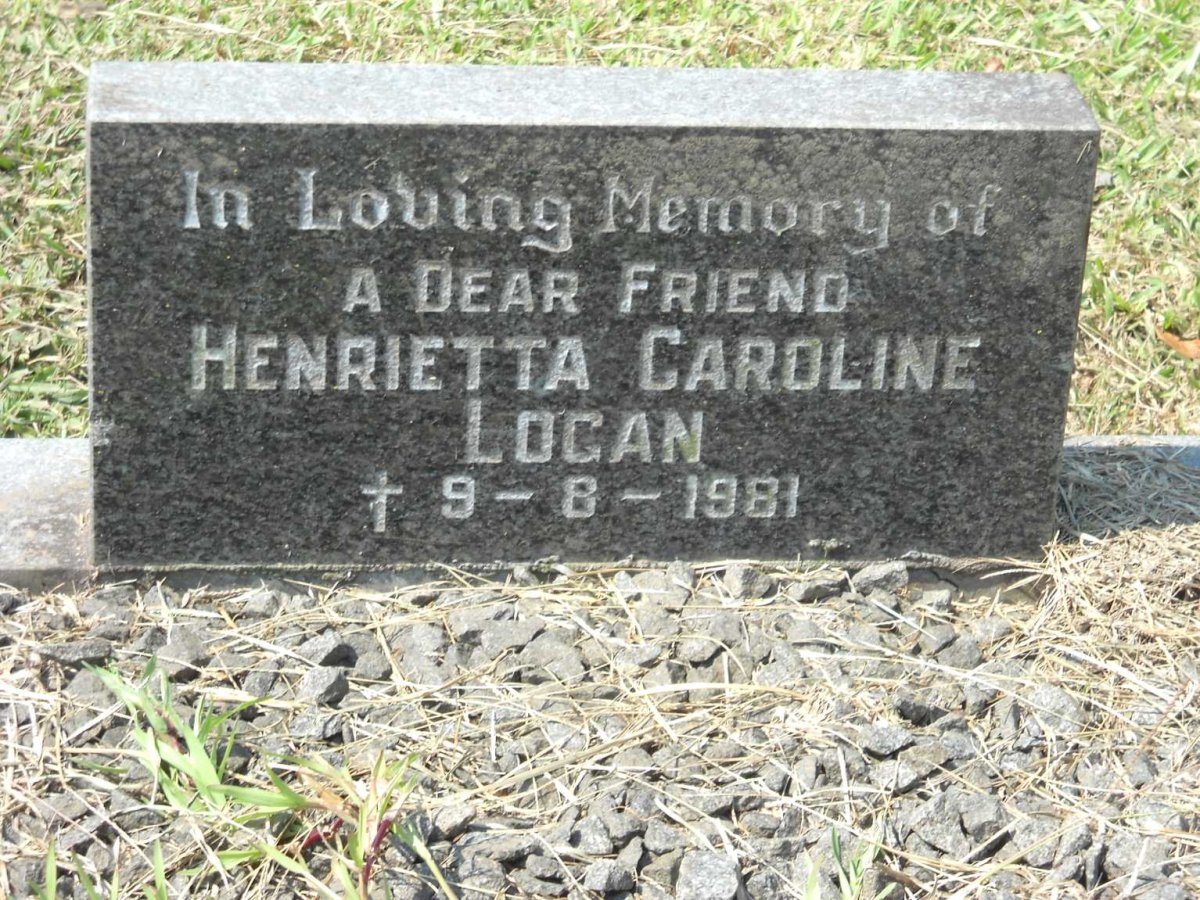 LOGAN Henrietta Caroline -1981