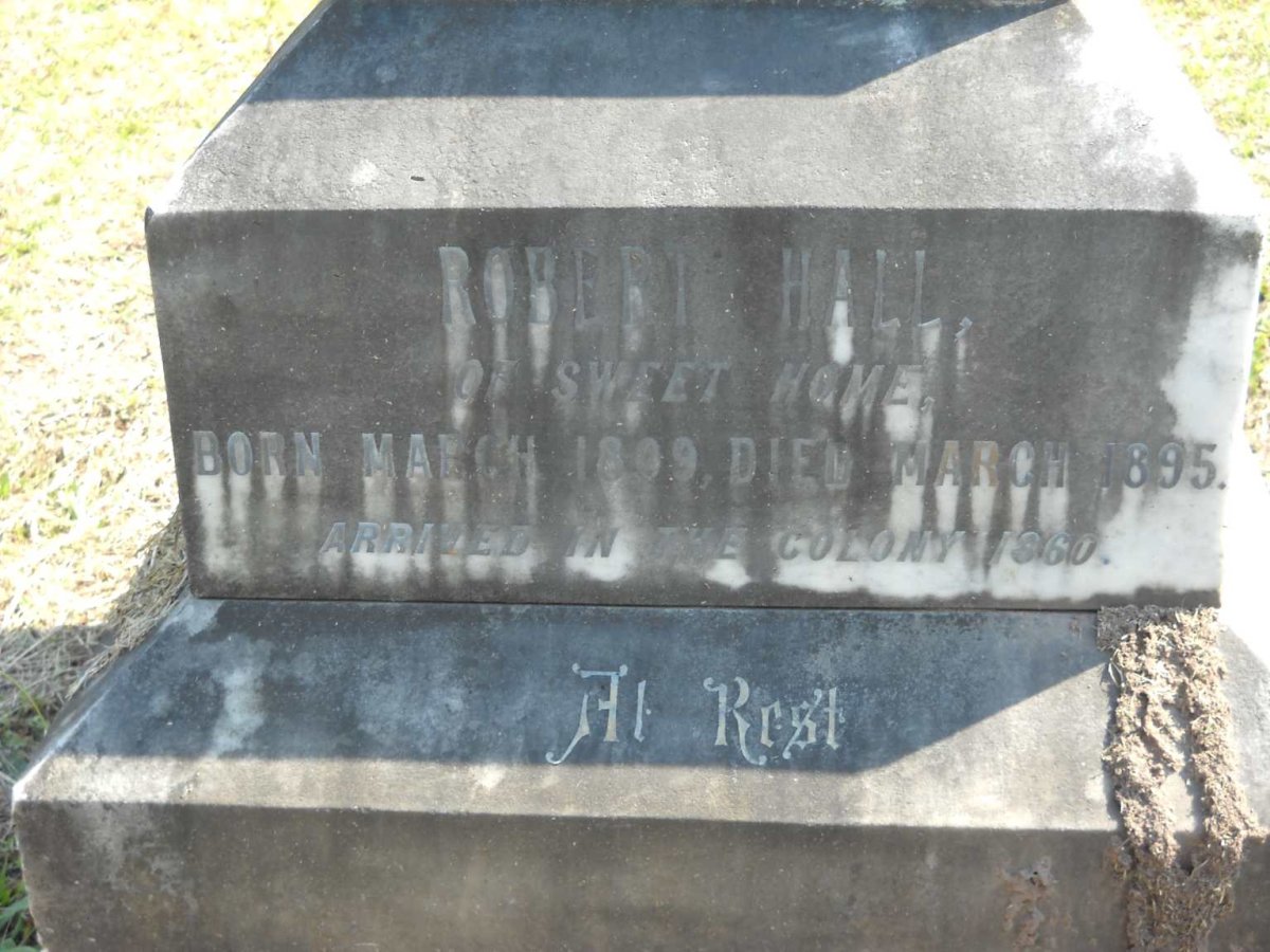 HALL Robert 1809-1895