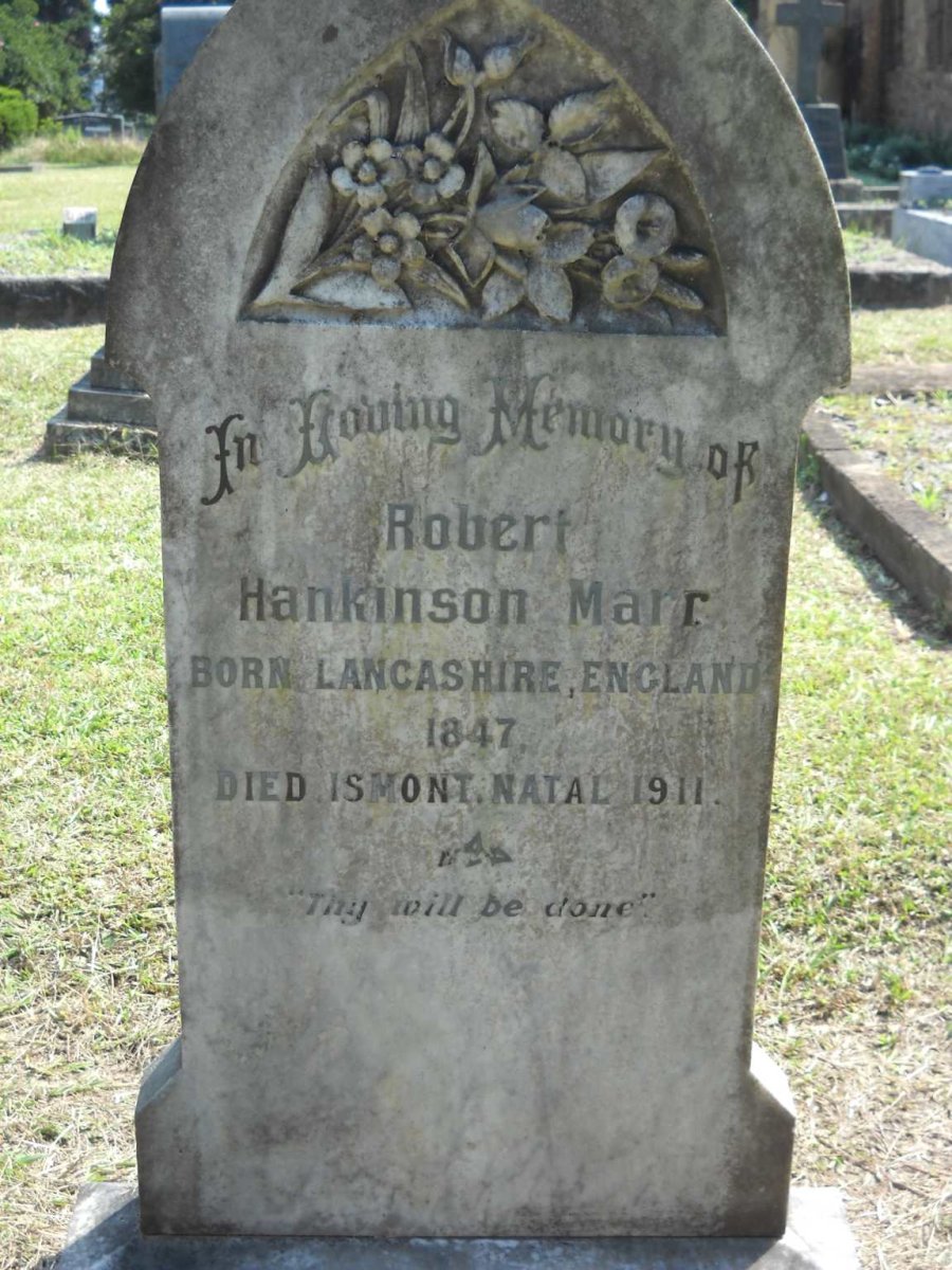 MARR Robert Hankinson 1847-1911
