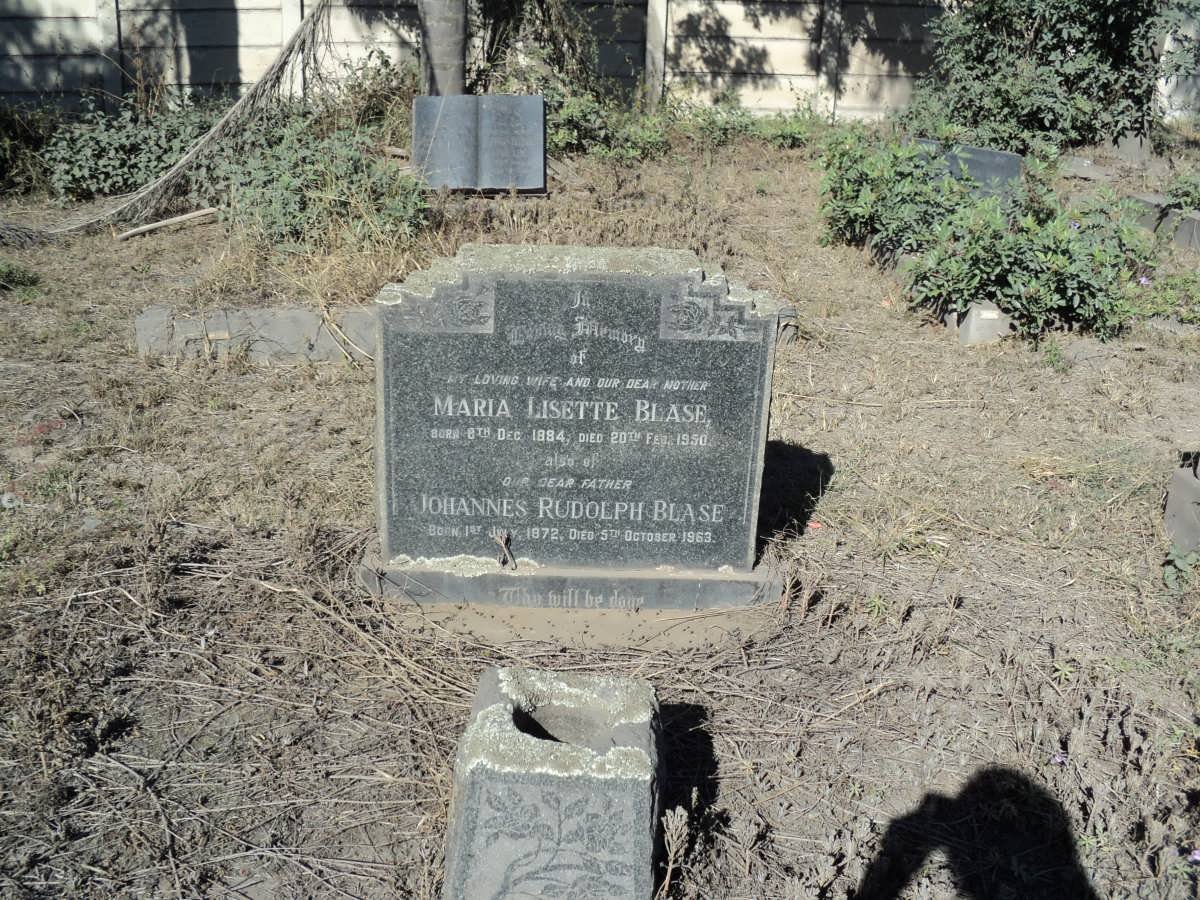 BLASE Johannes Rudolph 1872-1963 &amp; Maria Lisette 1884-1950