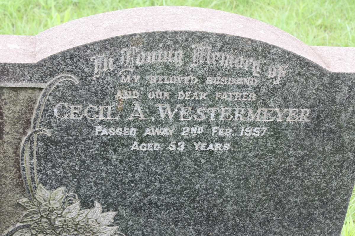 WESTERMEYER Cecil A. -1957