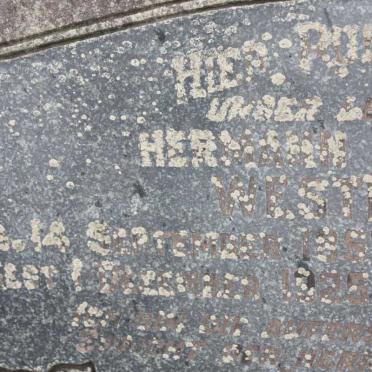 WESTERMEYER Herman 1857-1925