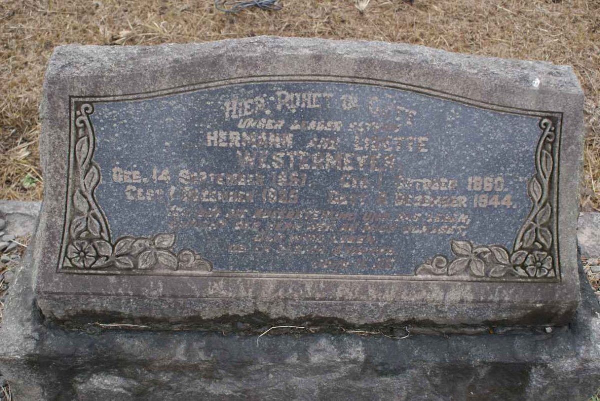 WESTERMEYER Herman 1857-1925 &amp; Lisette 1860-1944