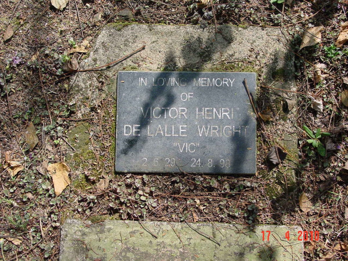 WRIGHT Victor Henri De Lalle 1929-1998