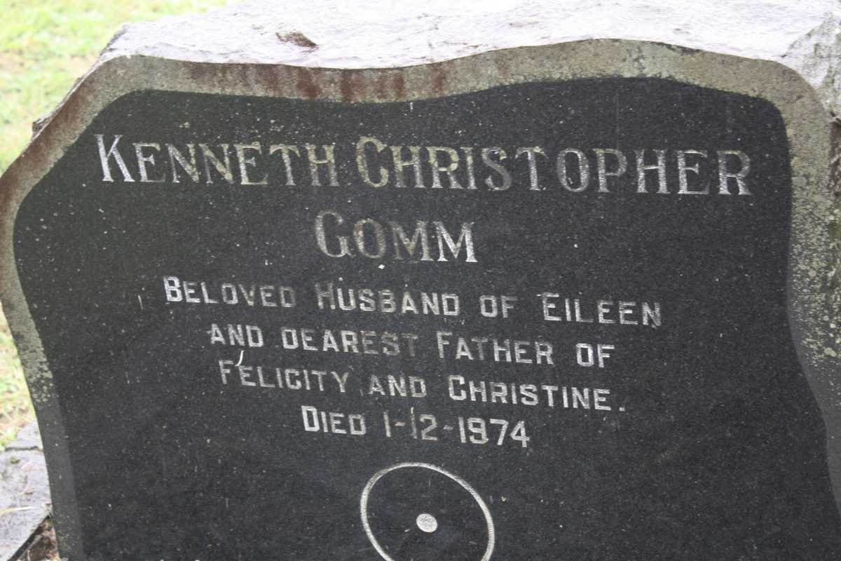 GOMM Kenneth Christopher -1974