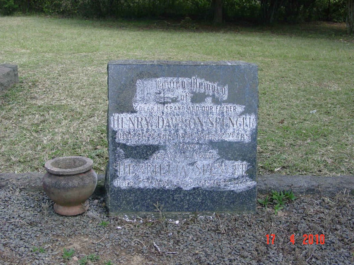 SPENCER Henry Dawson -1947 &amp; Henrietta -1959
