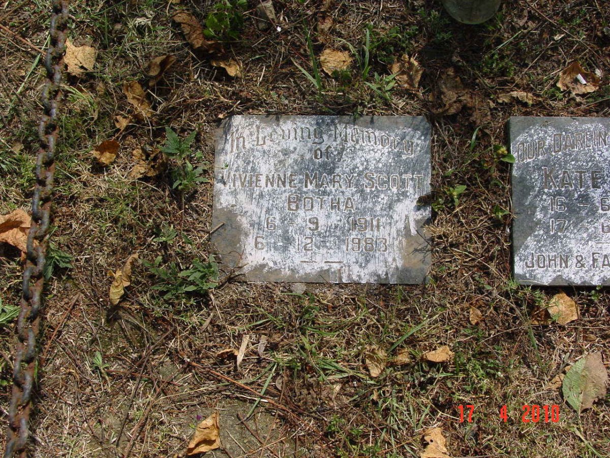 BOTHA Vivienne Mary Scott 1911-1983