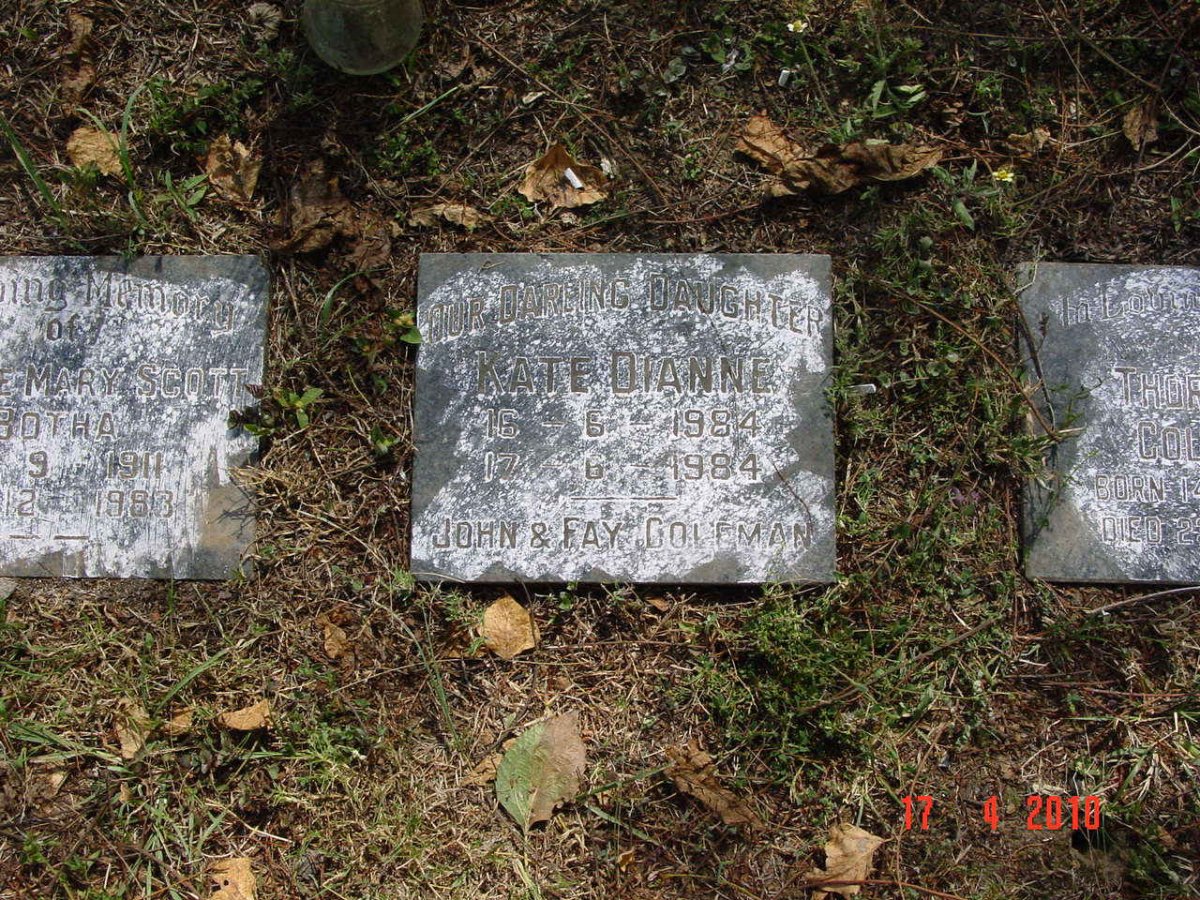 COLEMAN Kate Dianne 1984-1984