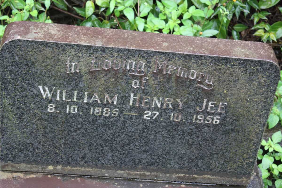 JEE William Henry 1885-1956