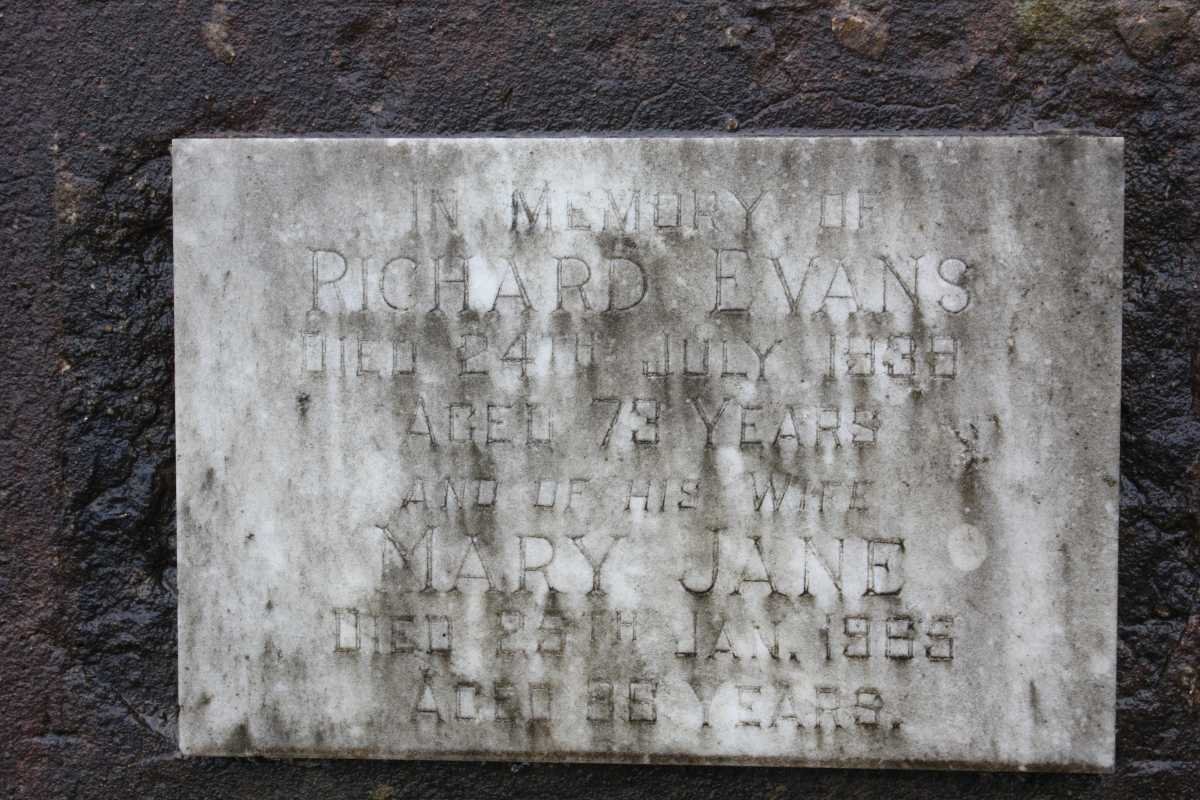 EVANS Richard -1938 &amp; Mary Jane -1985 :: ANGUS Dudley Alexander  -1965