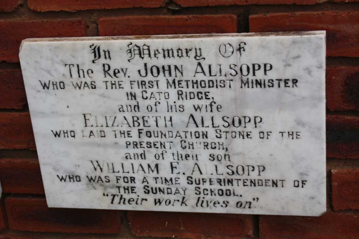 ALLSOPP John &amp; Elizabeth :: ALLSOPP William E.