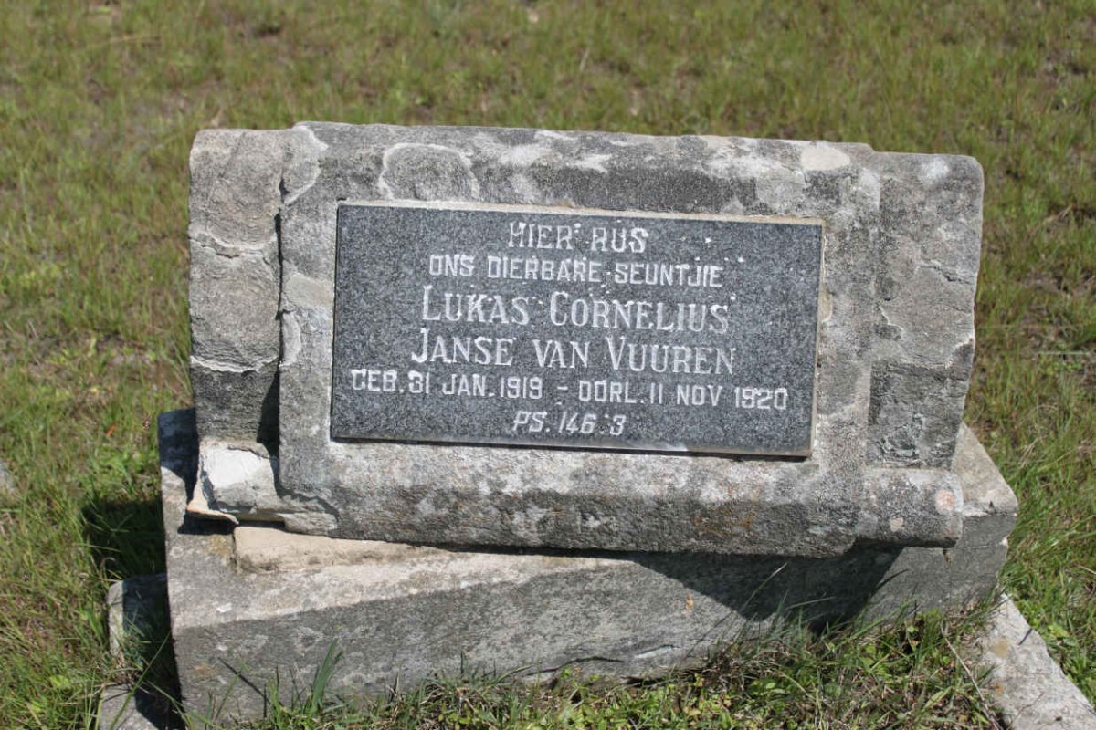 VUUREN Lukas Cornelis, Janse van 1919-1920