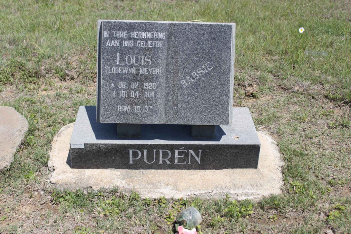 PUREN Lodewyk Meyer 1926-1991