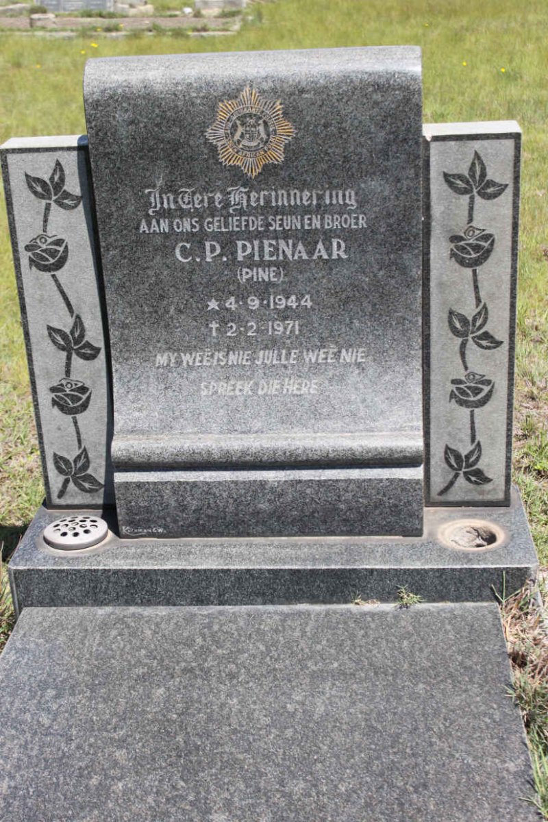 PIENAAR C.P. 1944-1971