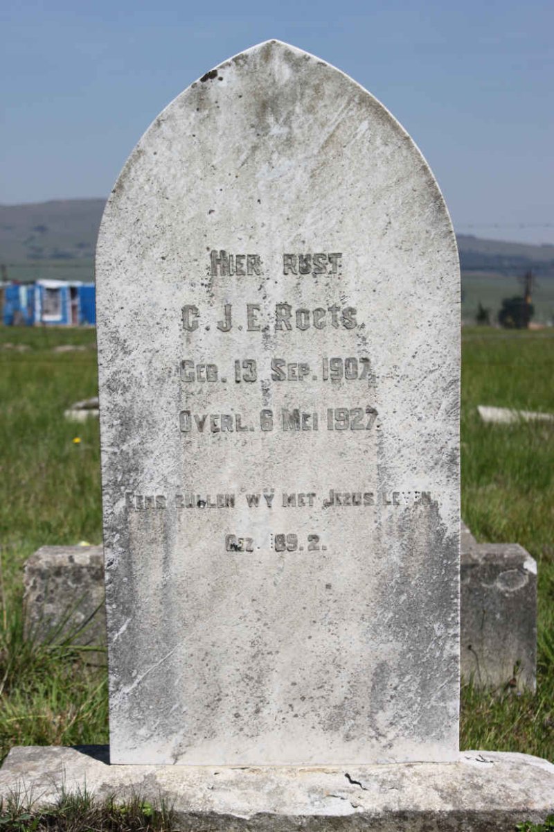 ROETS C.J.E. 1907-1927