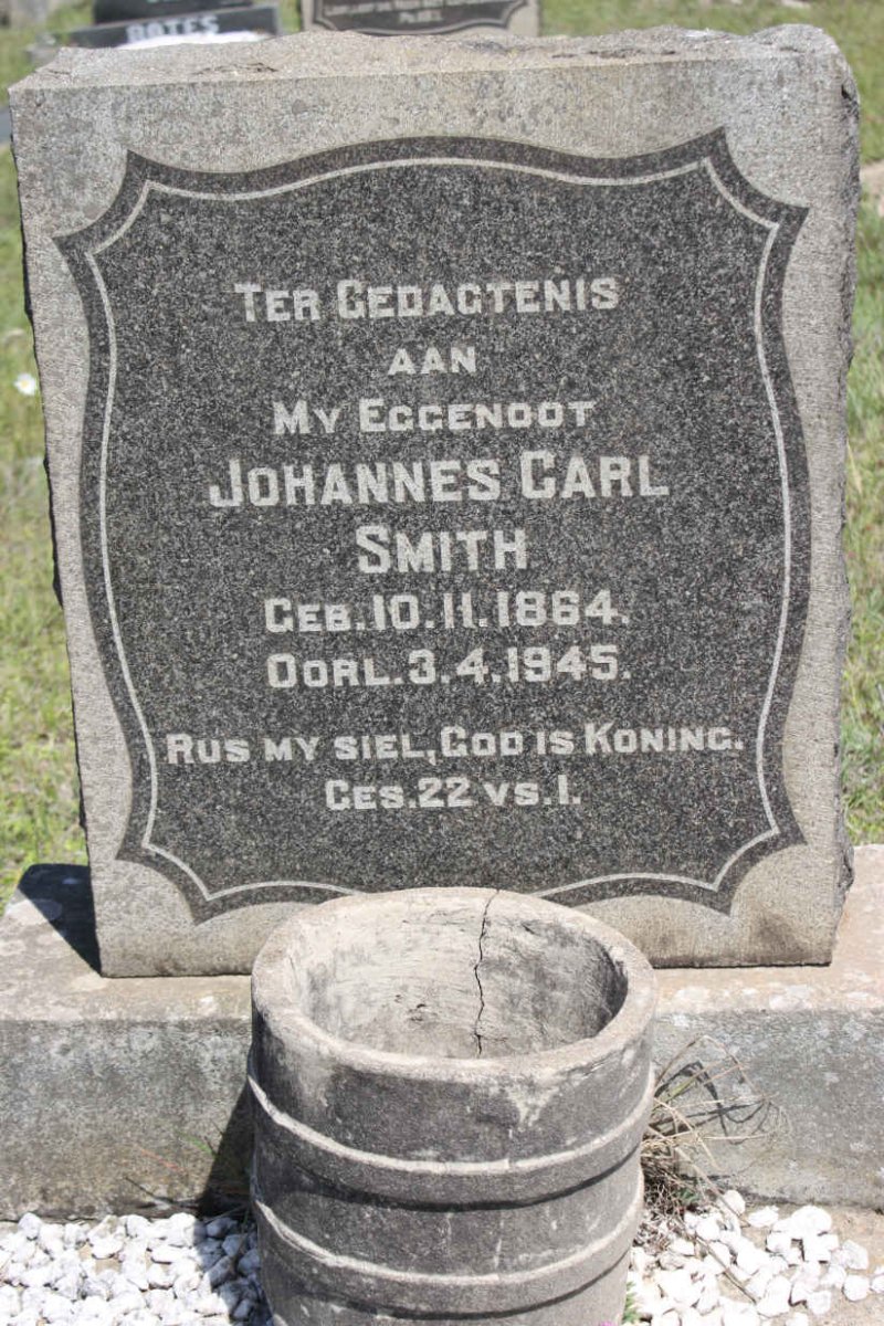 SMITH Johannes Carl 1864-1945