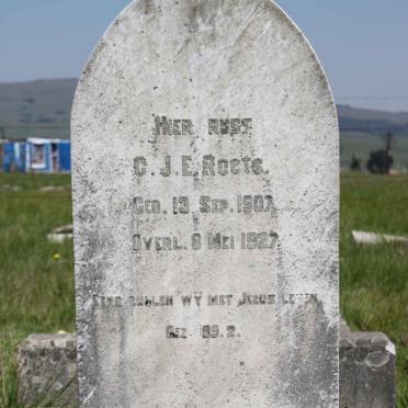 ROETS C.J.E. 1907-1927