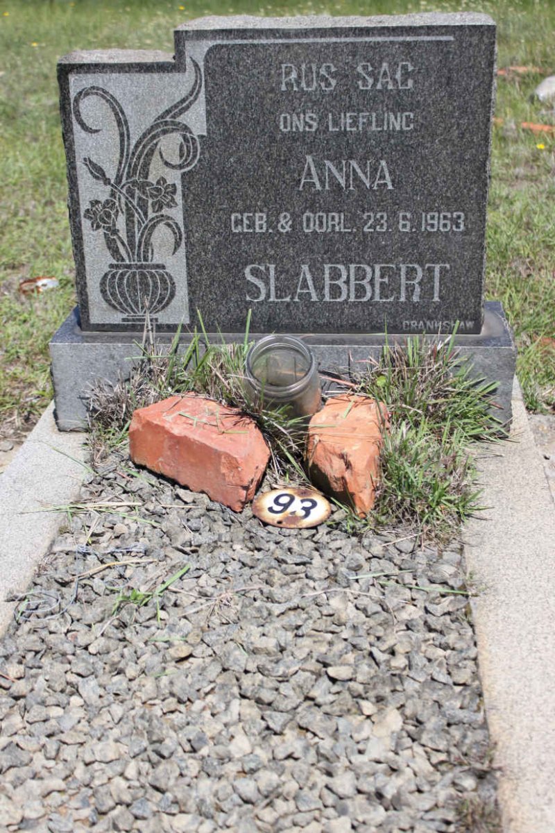SLABBERT Anna 1963-1963
