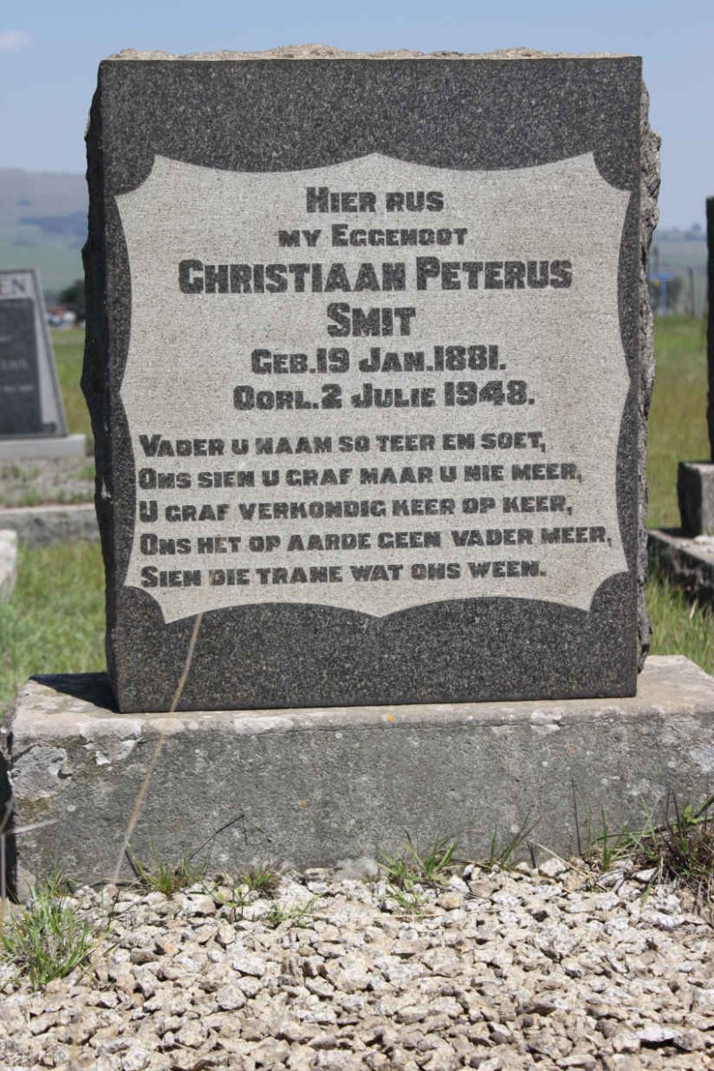 SMIT Christiaan Peterus 1881-1948
