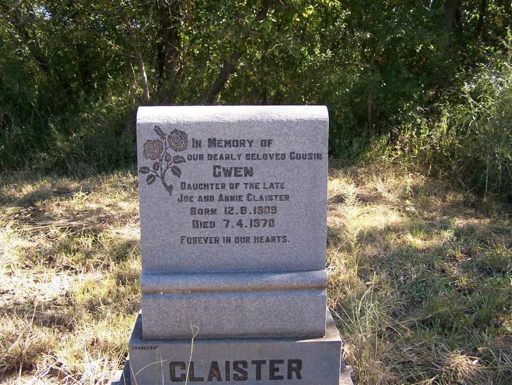GLAISTER Gwen 1909-1978