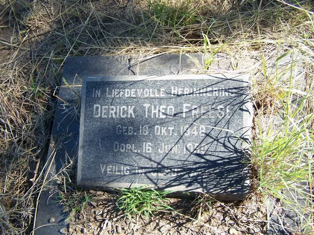FREESE Derick Theo 1948-1950
