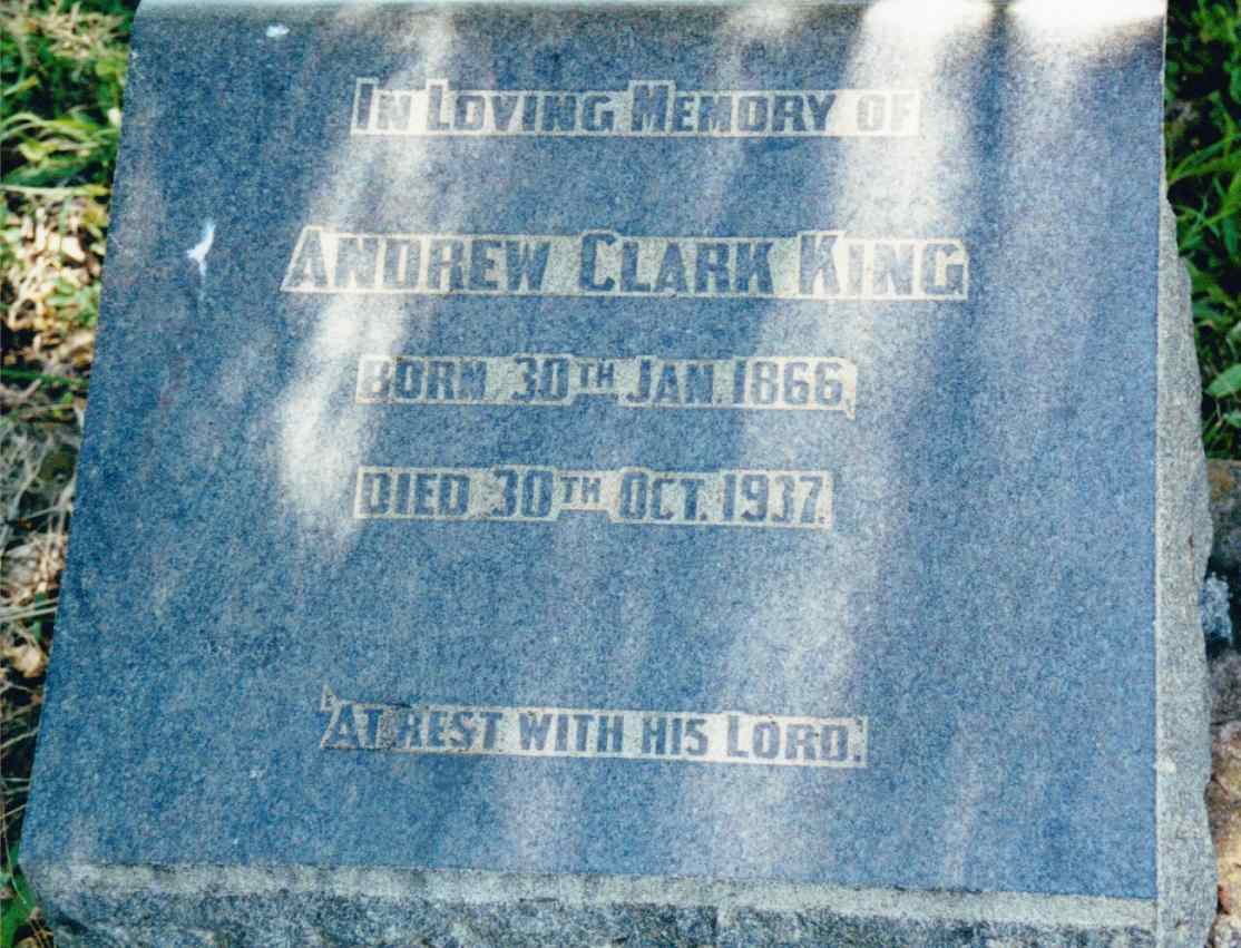 KING Andrew Clark 1866-1937