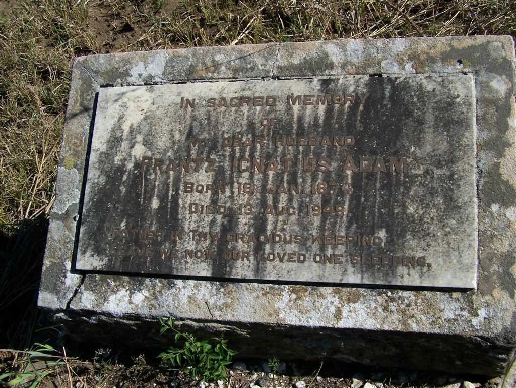 ADAM Frantz Ignatius 1874-1949