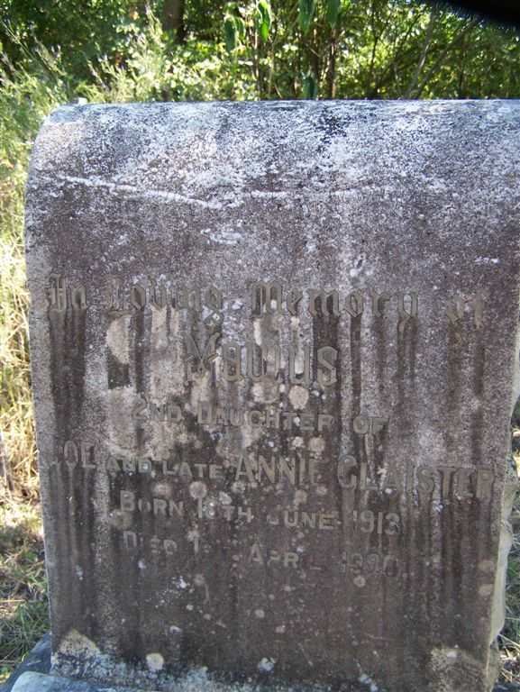 GLAISTER Mouius 1913-1980