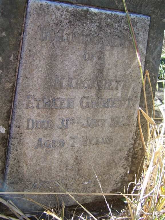 GRIMETT Margaret Etheen -1925