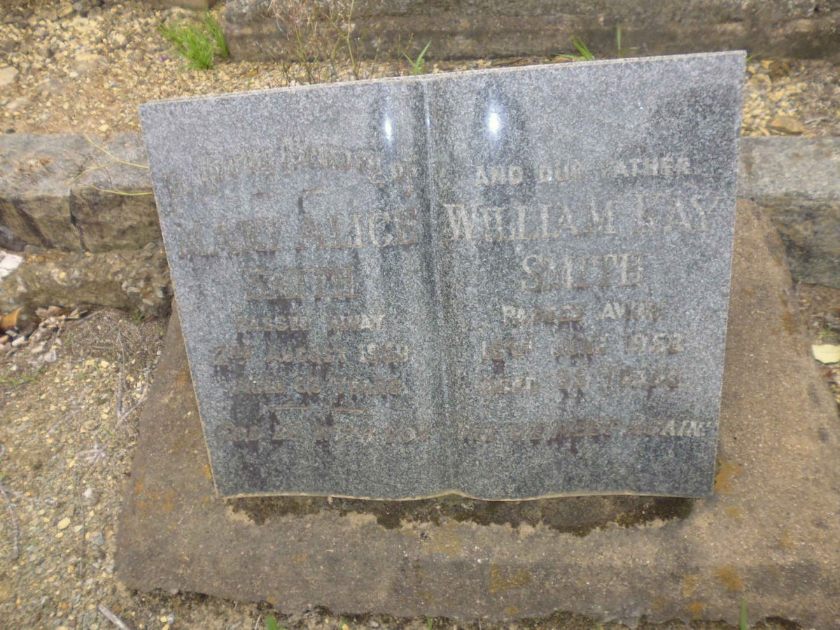 SMITH William Kay -1952 &amp; Mary Alice -1950