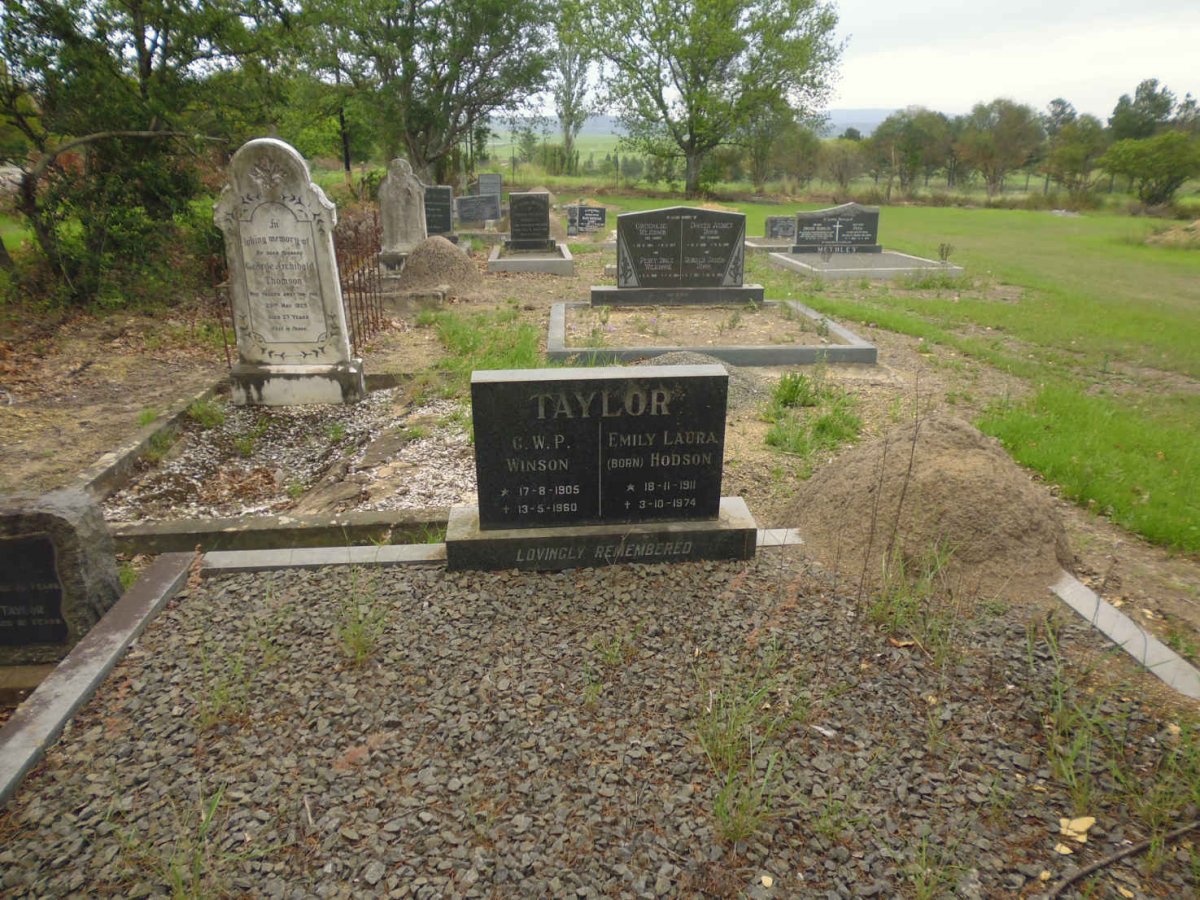TAYLOR C.W.P. Winson 1905-1960 &amp; Emily Laura HODSON 1911-1974