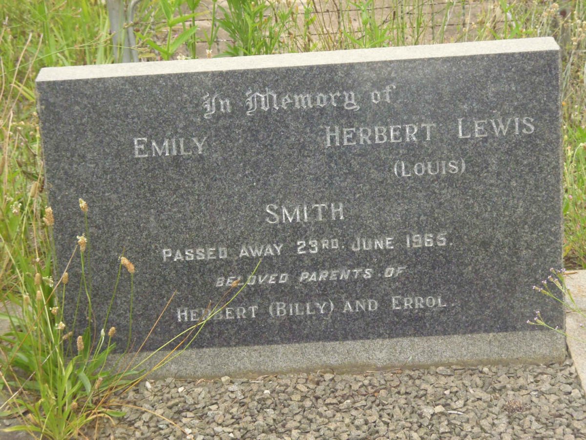 SMITH Herbert Lewis -1965 &amp; Emily -1965
