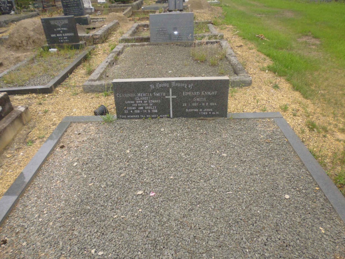 SMITH Edward Knight 1897-1984 &amp; Clarinda Mercia 1901-1968