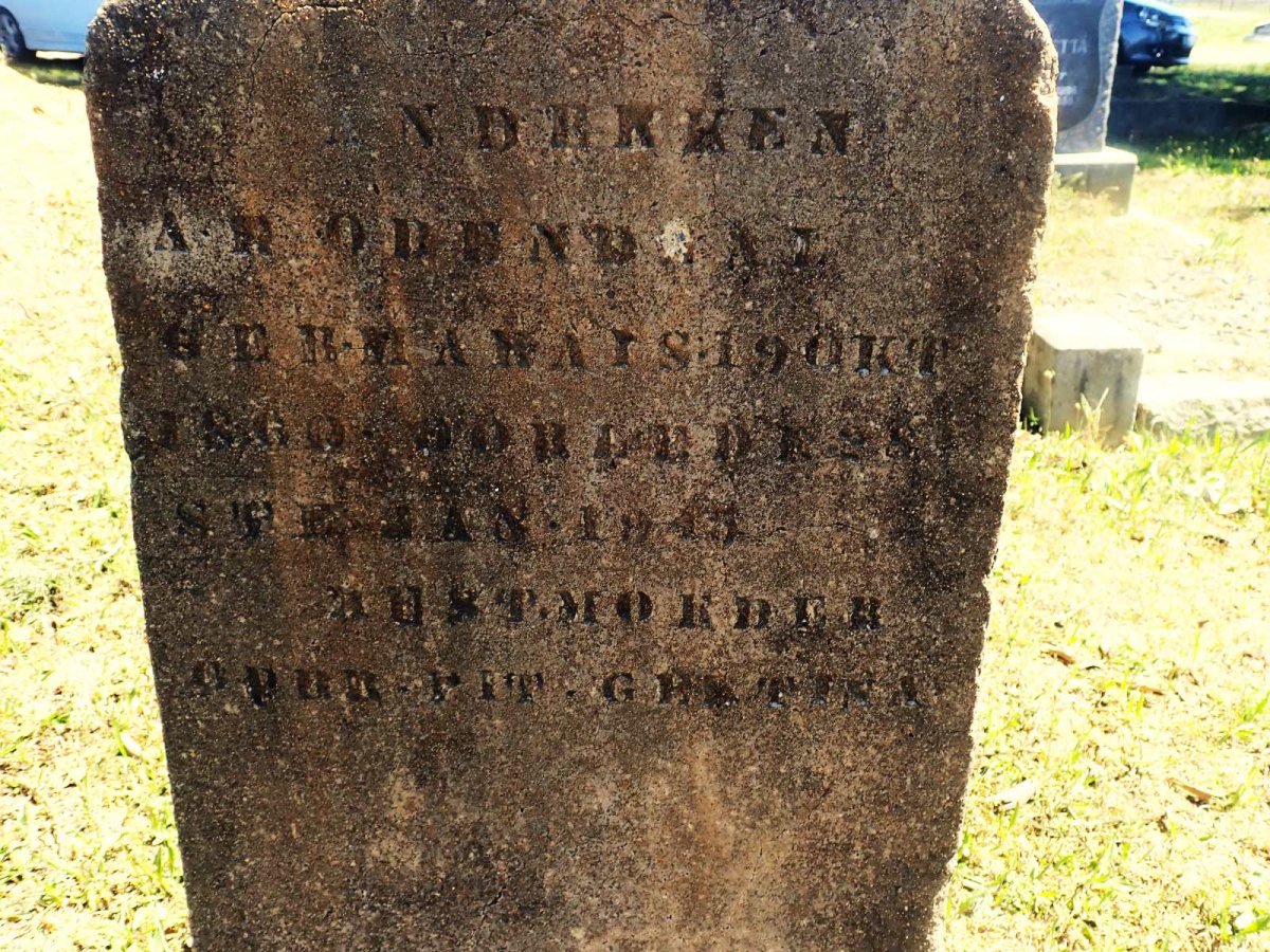 ODENDAAL A.?. nee MARAIS 18??-194?