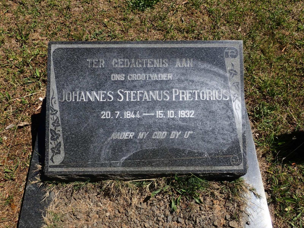 PRETORIUS Johannes Stefanus 1844-1932