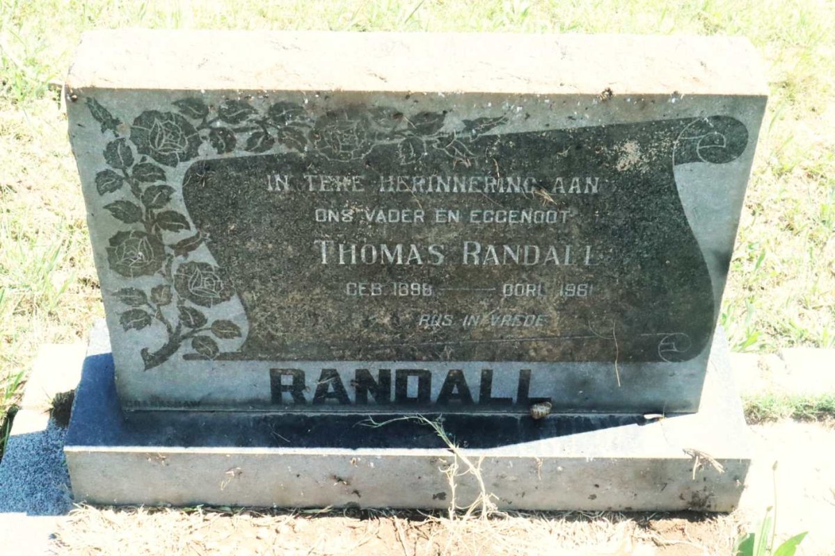 RANDALL Thomas 1898-1961