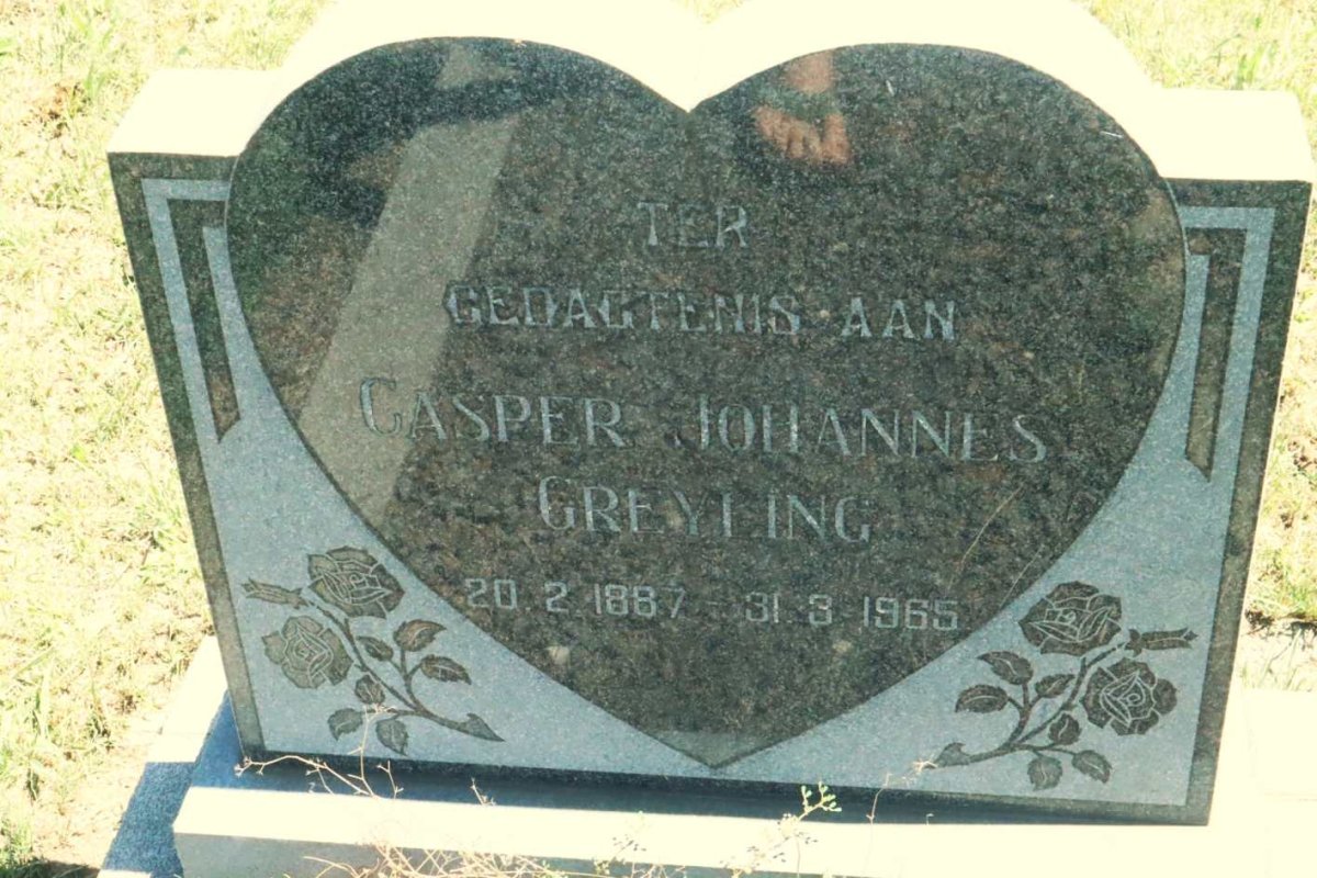 GREYLING Casper Johannes 1887-1965