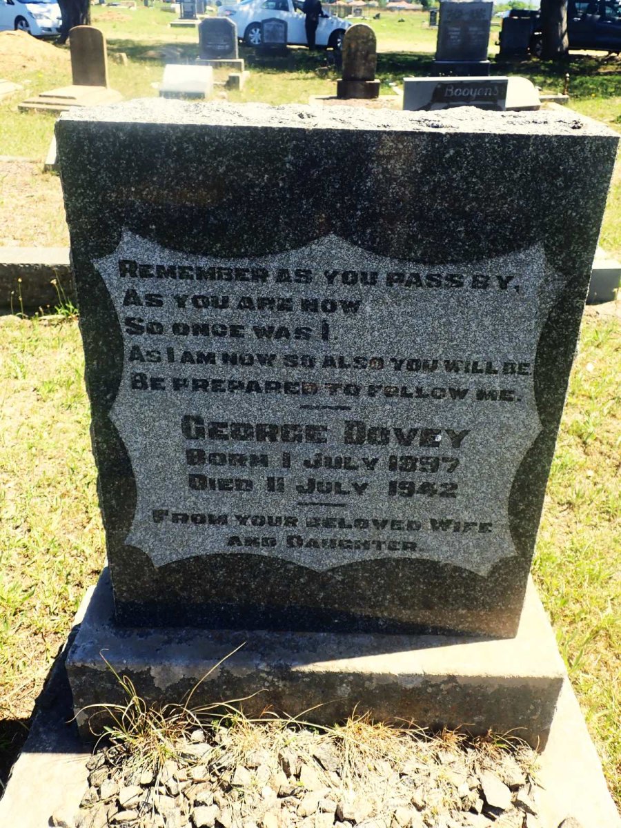 DOVEY George 1897-1942